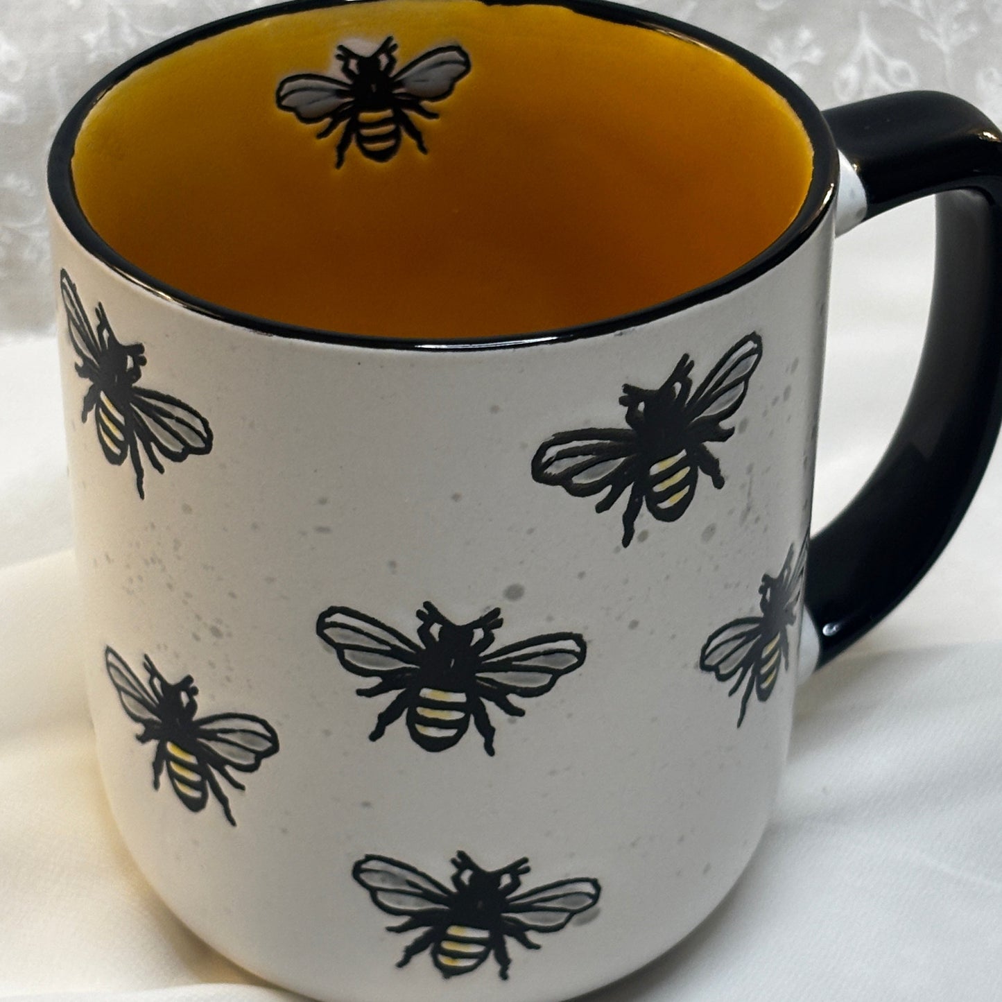 Speckled Bee Print Mug