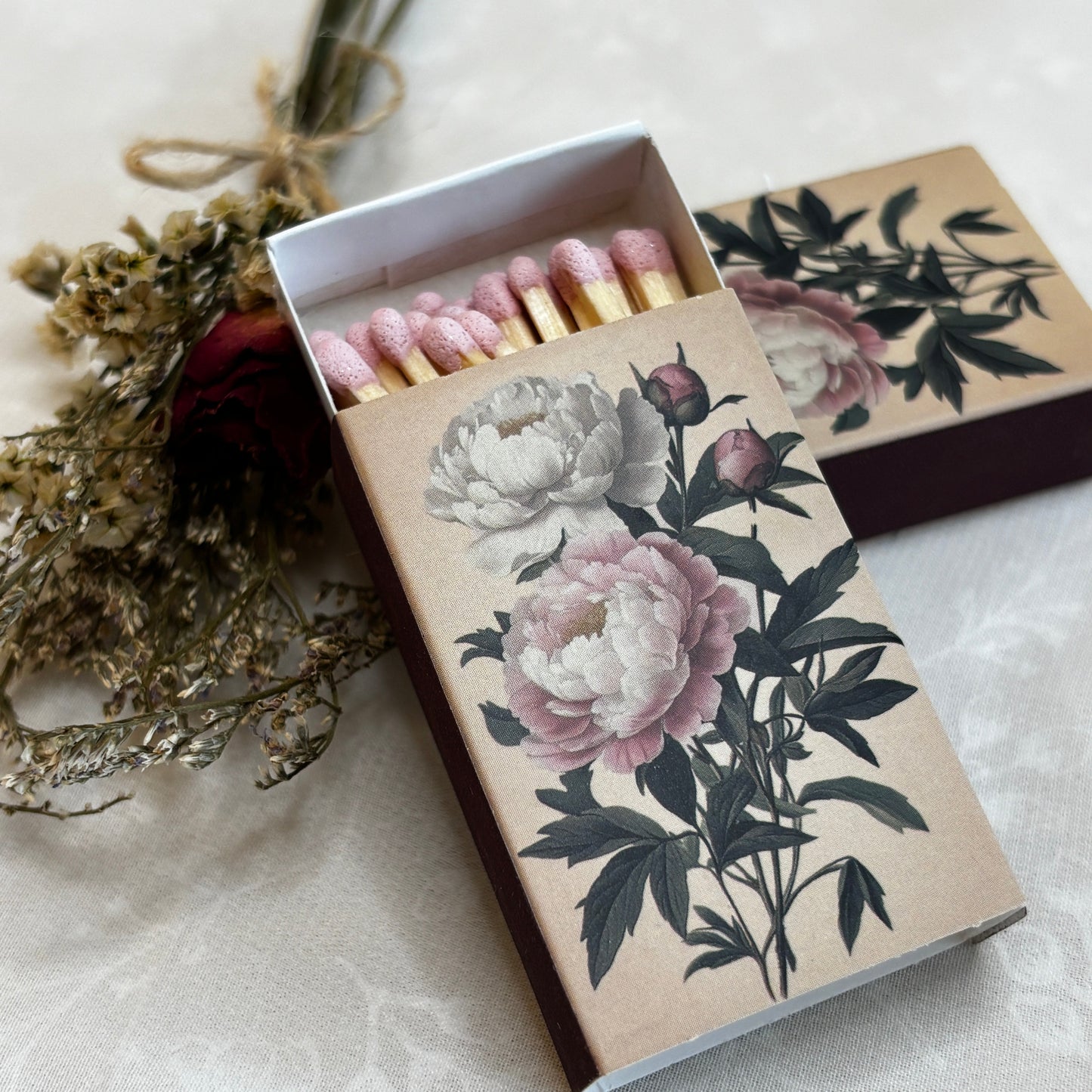 Floral Rose Safety Matches