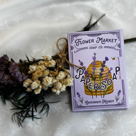 Lavender Honey Paper Soap