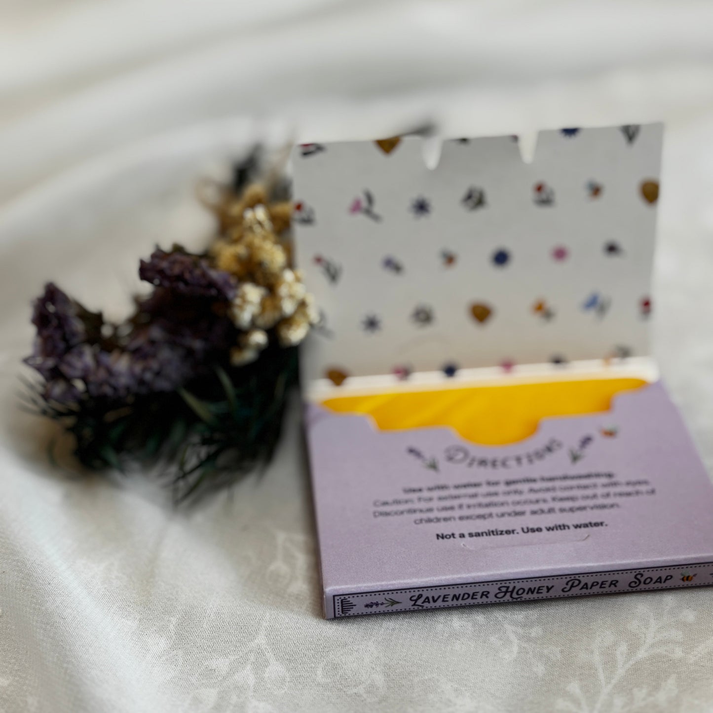 Lavender Honey Paper Soap