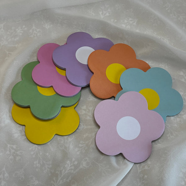 Flower Shaped Sticky Notes