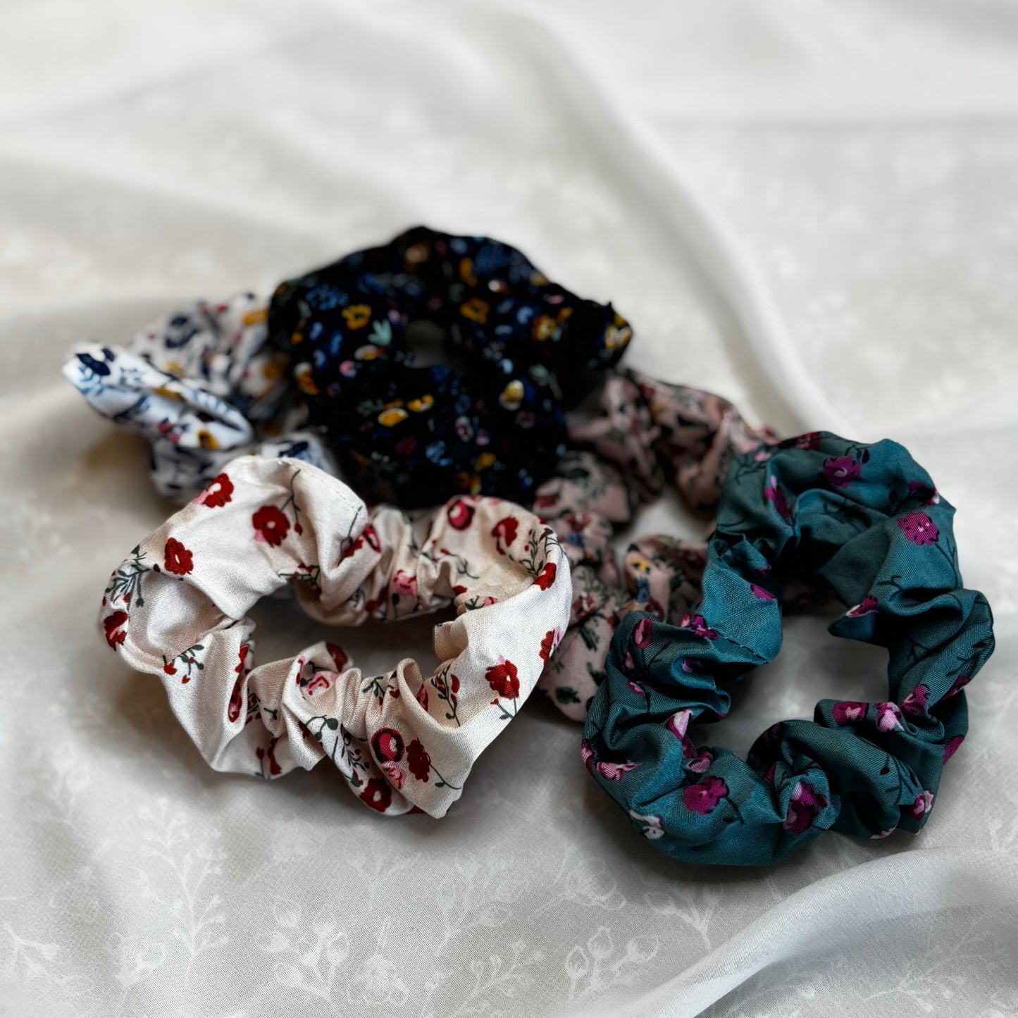Floral Scrunchie