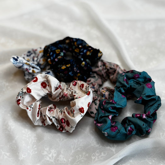 Floral Scrunchie