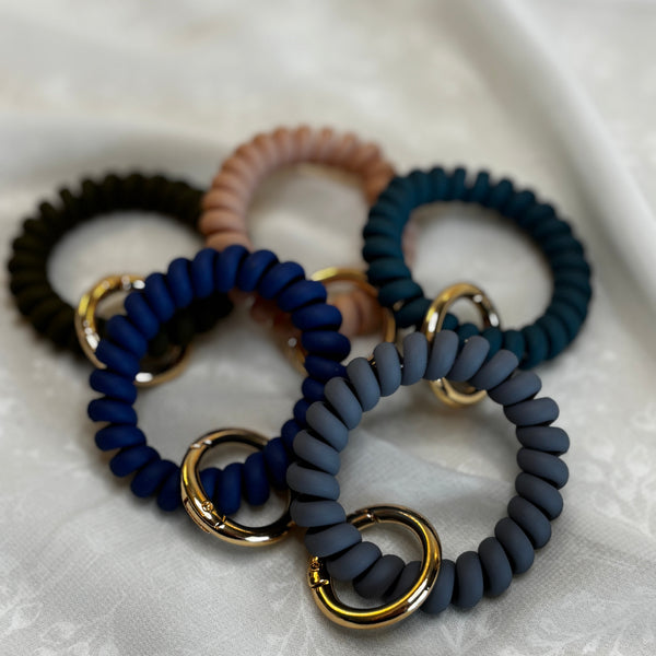 Spiral Wristlet Keychain