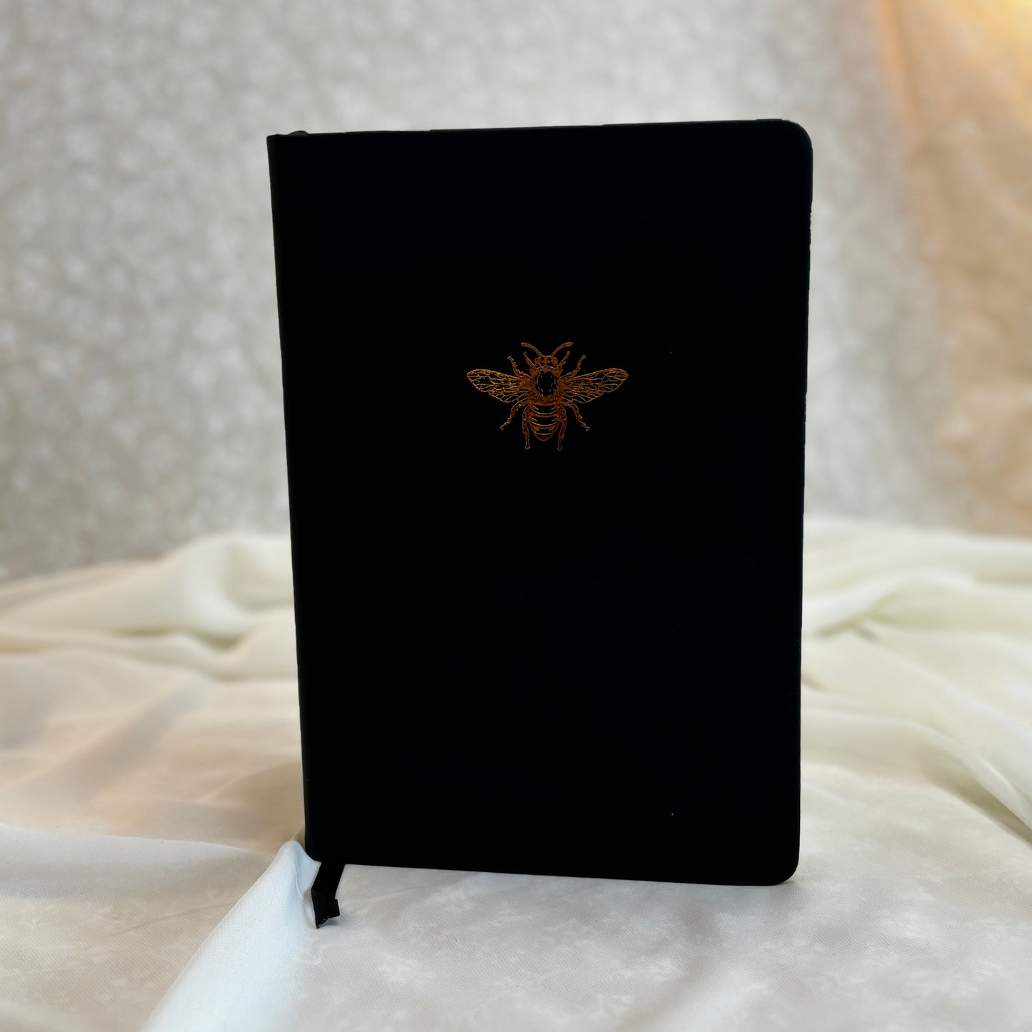 Black Gold Bee Detail Journal